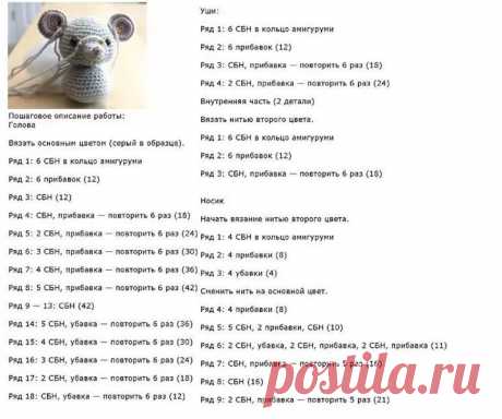 мыши вязаные крючком схемы и описание: 6 тыс изображений найдено в Яндекс.Картинках