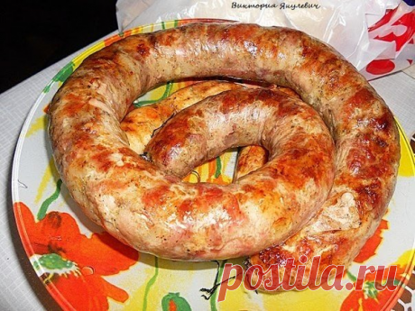 Самая вкусная домашняя колбаса из курицыИНГРЕДИЕНТЫКуриное филе - 2.5...