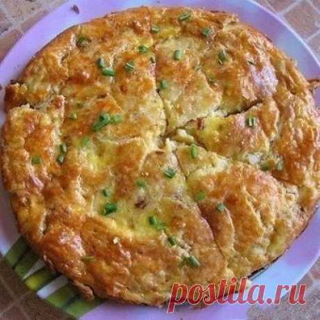 РЕЦЕПТЫ | Закусочный пирог с плавленым сыром