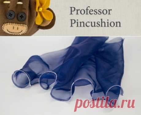 Curly Hem with Fishing Line - ProfessorPincushion | Professor Pincushion