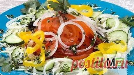 Салат из овощей - кулинарный рецепт. Миллион Меню
