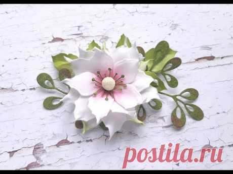 Silk Foam Poinsettia Tutorial - FB LIVE - Lady E Design