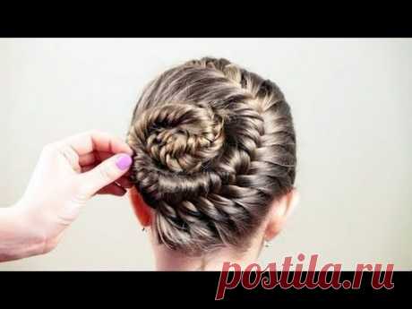 Причёска для школьницы. Hairstyle for schoolgirl