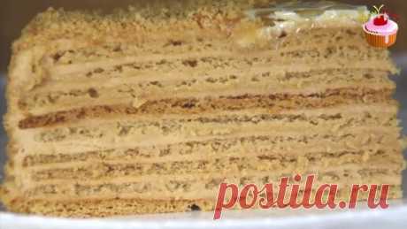 Хочу ТОРТ! | Торт Медовик со сметанным кремом. Подробный пошаговый рецепт медовика. Медовый торт в домашних условиях