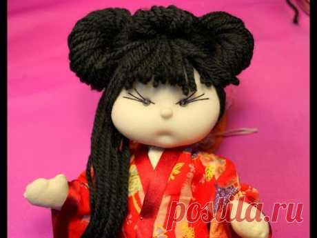 TUTORIAL PEINADO MUÑECA GEISHA  video-37