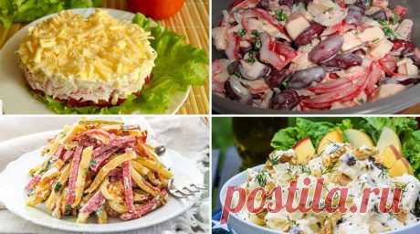 10 самых вкусных и быстрых салатов — Обо Всём