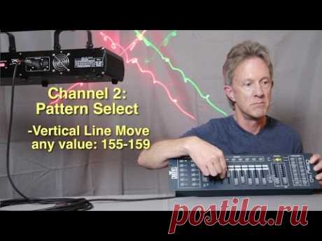 How to Program a Cheap DMX Laser (simple lesson)