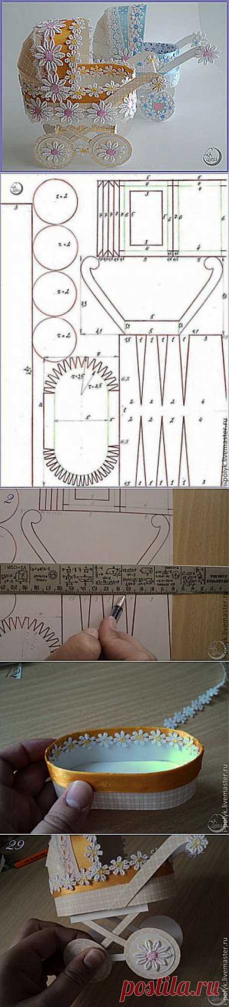 (+1) тема - Коляска из картона. МК | СВОИМИ РУКАМИ
