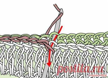 Школа вязания (крючок). Занятие 11. Соединение полотна крючком - Помощь в вязании - Страна Мам