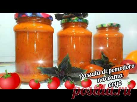 🥕🍅ОБАЛДЕННЫЙ ИТАЛЬЯНСКИЙ СОУС &quot;ПАССАТА&quot;!!! 🍅🍅ГОТОВИМ ПО 30 БАНОК!!! ПОНРАВИТСЯ ВСЕЙ СЕМЬЕ!!! 🥕🥕🥕