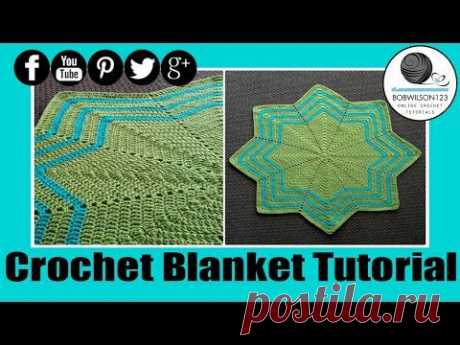 Crochet Waves 8 point Blanket