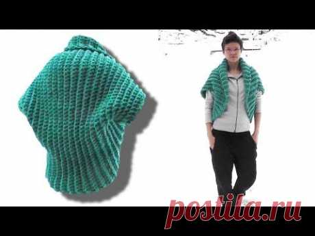 How to crochet a shrug - © Woolpedia