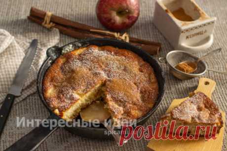 Яблочный пирог на кефире - вкуснее Шарлотки, а готовить легче | Своими руками