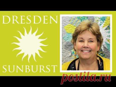 ▶ The Dresden Sunburst Quilt: Easy Quilting Tutorial with Jenny Doan of Missouri Star Quilt Co - YouTube