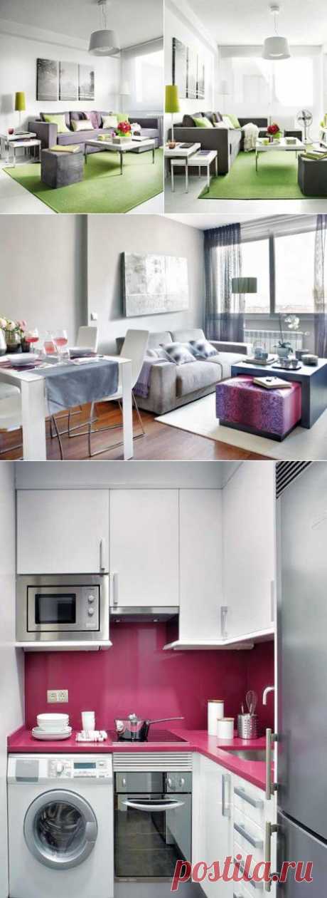 14 примеров квартир по 40 кв.м. - маленькая, но уютная - 150  - Маленькие квартиры
