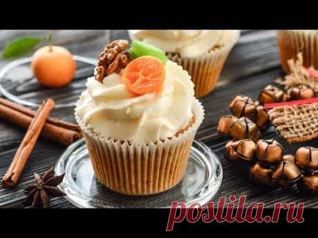 Морковные КАПКЕЙКИ с КРЕМ-ЧИЗОМ ☆ Carrot cupcakes