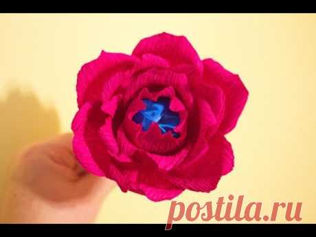 Роза из гофрированной бумаги с конфетой / Мастер-класс / Rosa con caramella di carta crespa - YouTube

В этом видео я покажу вам как легко и быстро можно сделать шикарную розу с конфеткой внутри. Мне кажется такая роза может стать отличным дополнением вашего сладкого букета.

#розыизгофрированнойбумаги #розыизконфет #розыизгофрированнойбумагисвоимируками