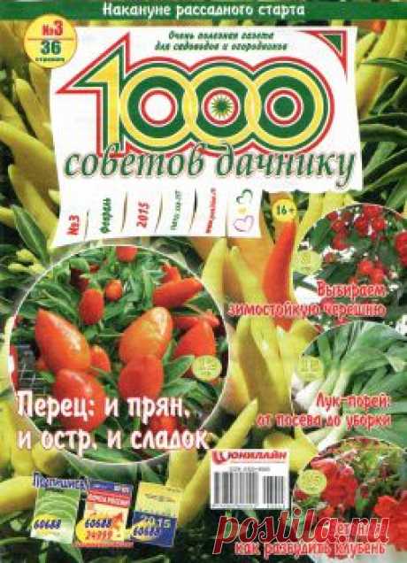 1000 советов дачнику №3 2015