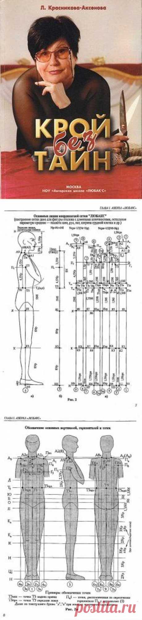КНИГА «Крой без тайн Л. Я. Красникова-Аксёнова» 300 СТРАНИЦ СЕКРЕТОВ ОТ МОДЕЛЬЕРА ЗАКРОЙЩИКА!