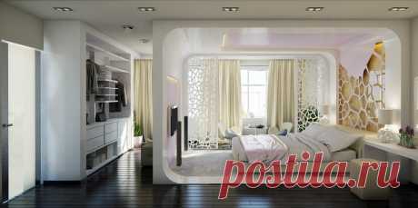 Спальня объединенная с лоджией - Дизайн интерьеров | Идеи вашего дома | Lodgers