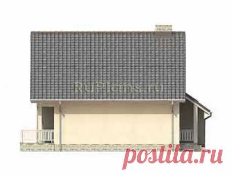 Небольшой дом с гаражом и мансардой R1550