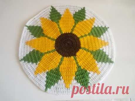 Салфетка ПОДСОЛНУХ Ч-1 Napkin SUNFLOWER P-1