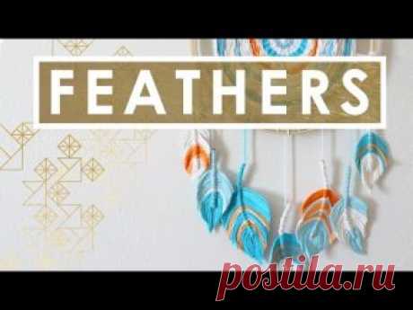 How to Craft FIBER FEATHER DREAMCATCHER | Summer Knit Series