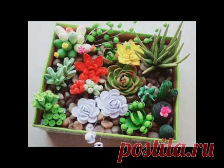 Paper Quilling Succulents tutorial