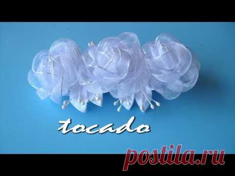 DIY - Tocado niña  primera comunión  - Headdress nina first communion