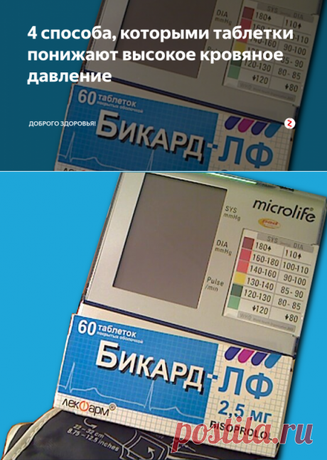 4 способа, которыми таблетки понижают высокое кровяное давление | Доброго здоровья! | Яндекс Дзен