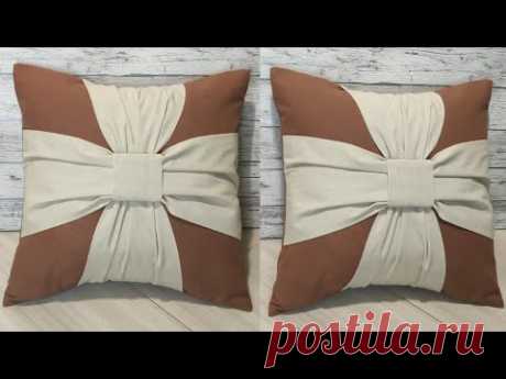 Как сшить красивую наволочку на подушку в виде цветка из Индии /DIY pillowcase