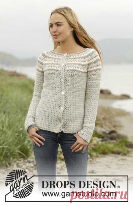 Misty Mountain Cardigan / DROPS 173-38 - Free crochet patterns by DROPS Design