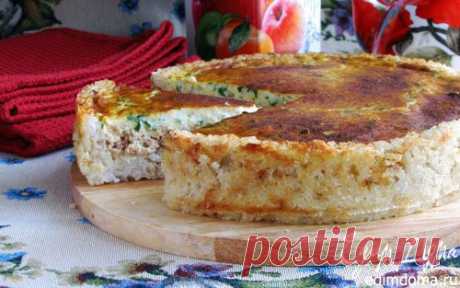 Сырный пирог из лосося | Кулинарные рецепты от «Едим дома!»