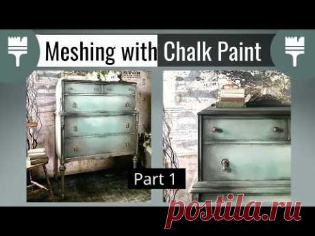 How to Chalk Paint Blend using Meshing Technique: The Easy Way