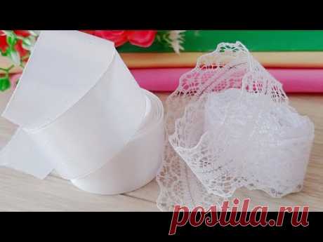 (110) DIY 🎀 КАК я ЛЮБЛЮ эти ШКОЛЬНЫЕ бантики из ленты / Делаем красоту своими руками 🌿 - YouTube