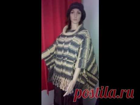 Haken - tutorial: poncho met jacob's ladder