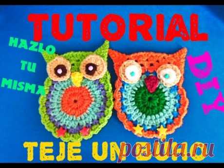 Aprende a Tejer BúHO!!! OWL Crochet Tutorial