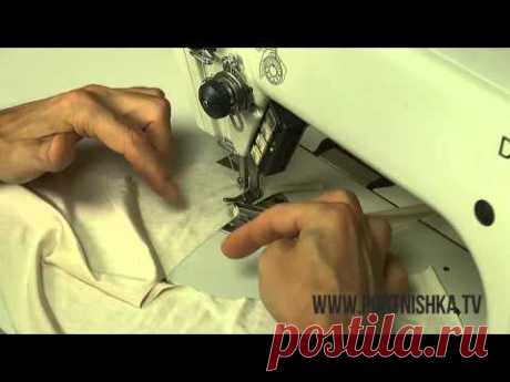 Как обработать край трикотажа на швейной машинке