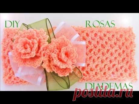 Rosas a crochet  -  how to crochet roses