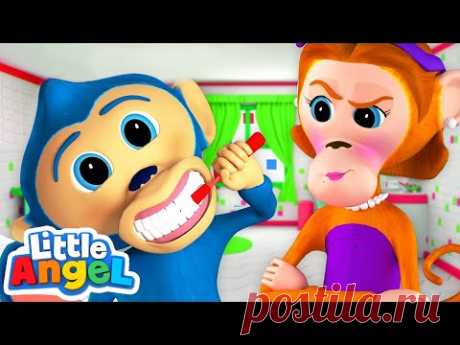 No No Healthy Habits with Baby Monkey | Kids Songs and Nursery Rhymes by Little Angel