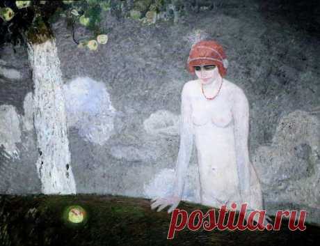 Gustave de Smet - Eve or the Apple | Sovetika.ru - живопись/painting