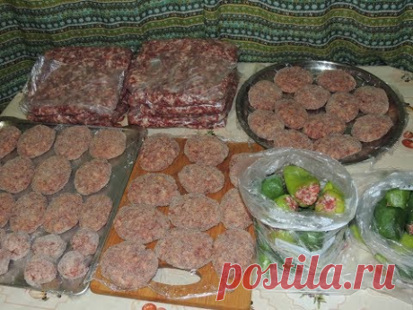 ЗАГОТОВКА МЯСНЫХ ПОЛУФАБРИКАТОВ  на МЕСЯЦ И БОЛЕЕ