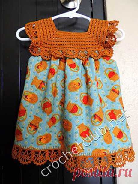 Платья для малышек. Вязание и ткань - Вязание Крючком. Блог Настика