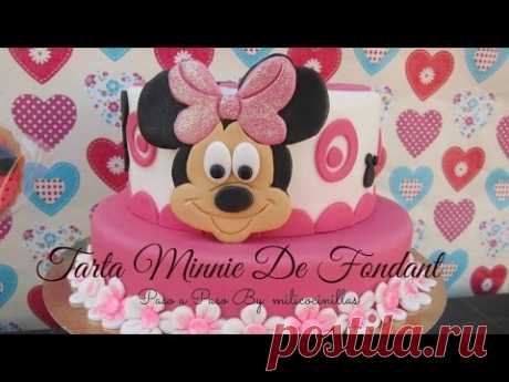 Tarta Minnie de Fondant (step by Step)