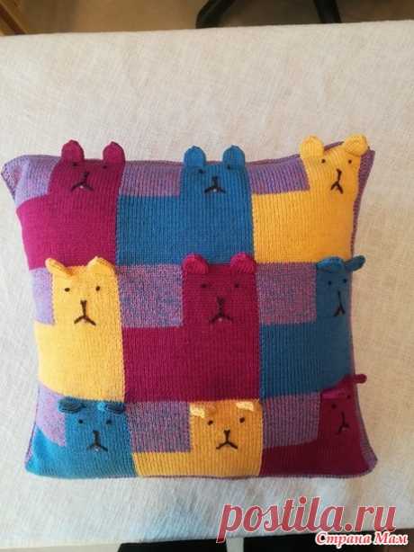Диванные подушки для детей спицами - Вязание - Страна Мам