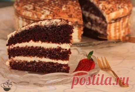 Как приготовить рецепт шоколадного торта на кипятке - рецепт, ингридиенты и фотографии