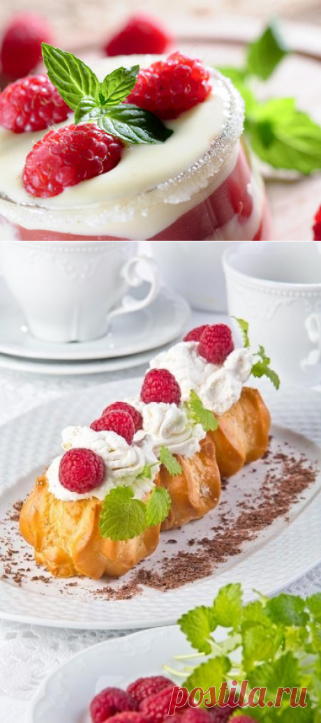 10 нежных десертов из малины / десерты / 7dach.ru