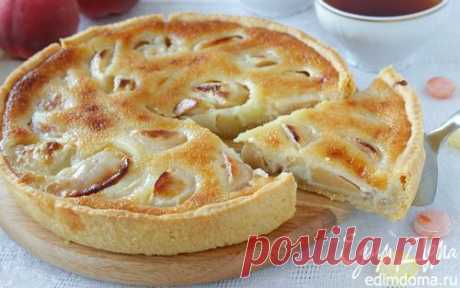 Яблочный пирог с карамельной заливкой | Кулинарные рецепты от «Едим дома!»