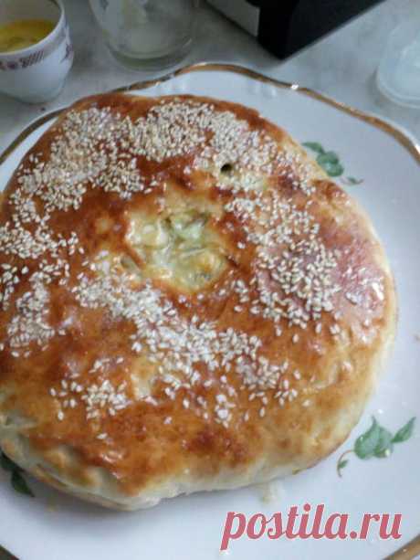 Осетинский пирог с молодой капустой и сыром Автор рецепта Лариса - Cookpad