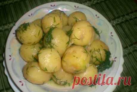 Молодая картошка в сухарном соусе | I-BABUSHKA